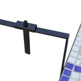 Hangende Balkontafel Mozaïek Blauw/Wit - 54% Korting