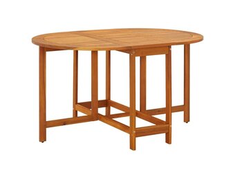 VidaXL Massief Acaciahouten Tuintafel 130x90x72 cm - 35% Korting