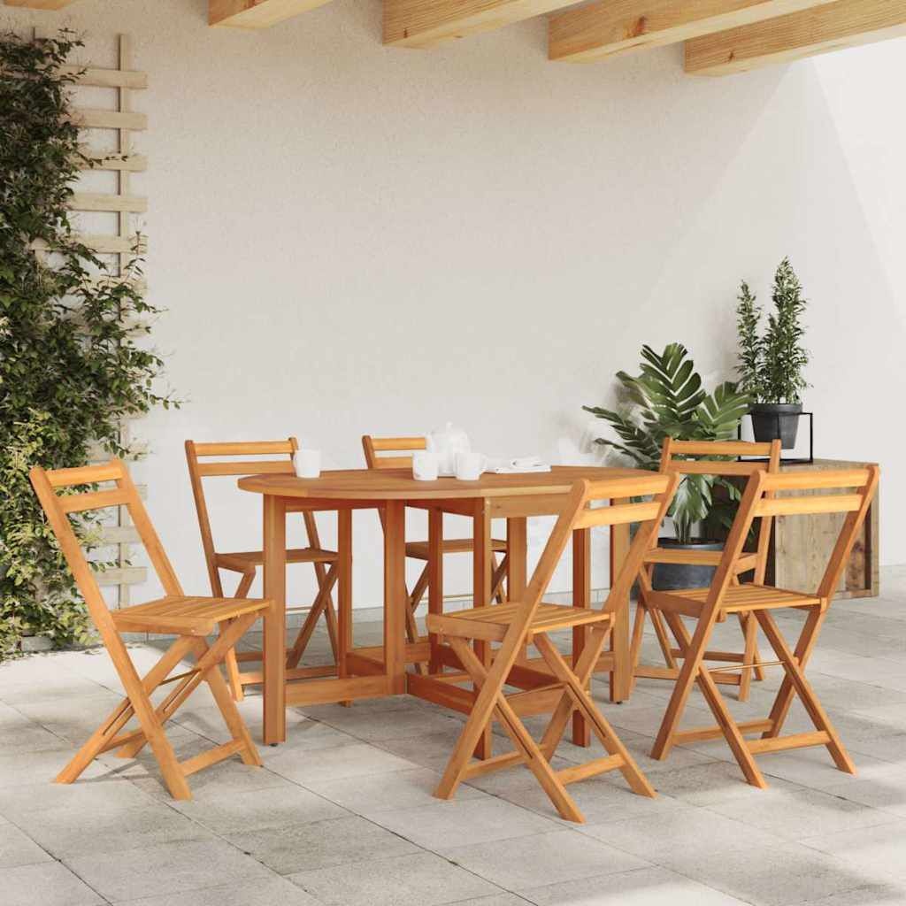 VidaXL Massief Acaciahouten Tuintafel 130x90x72 cm - 35% Korting