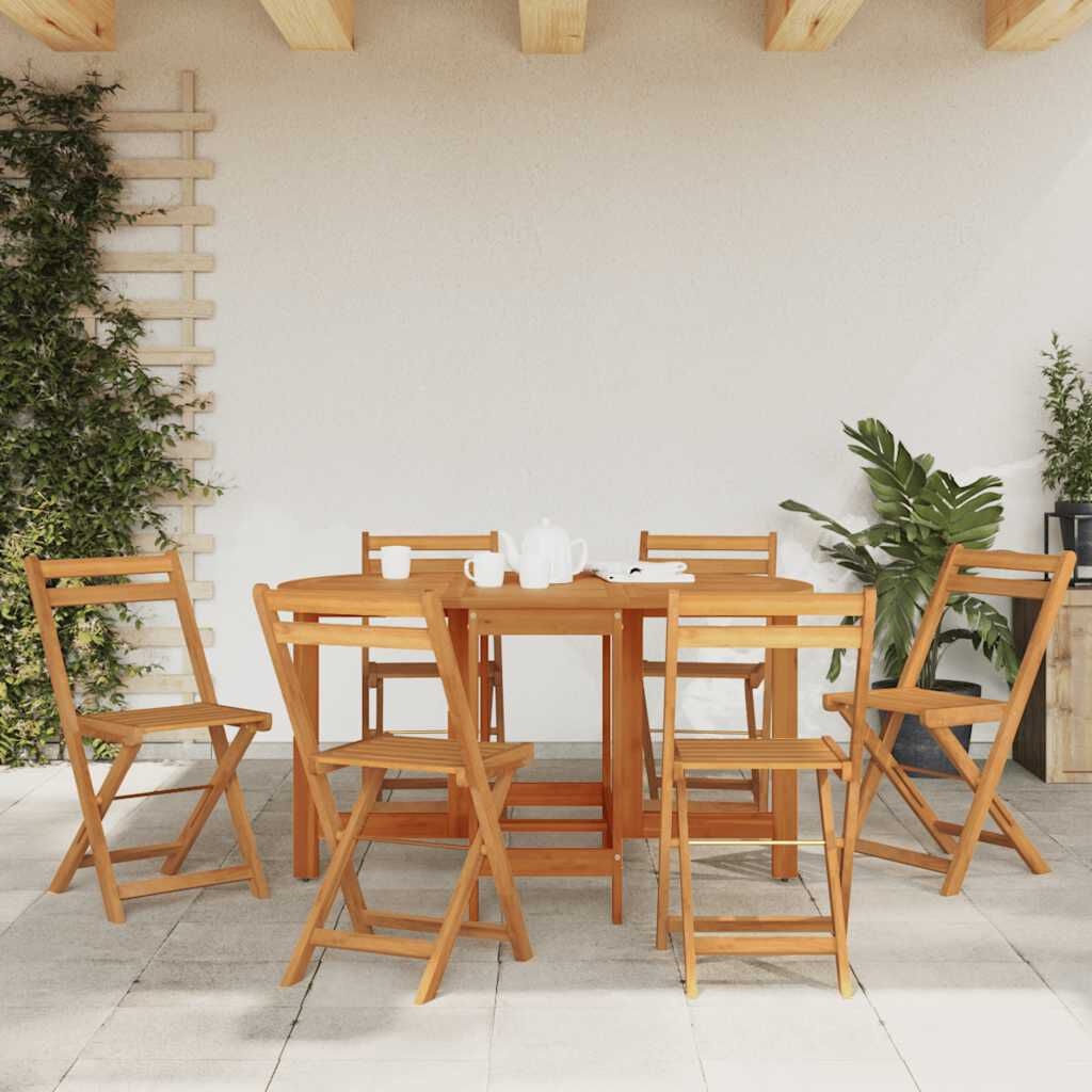 VidaXL Massief Acaciahouten Tuintafel 130x90x72 cm - 35% Korting