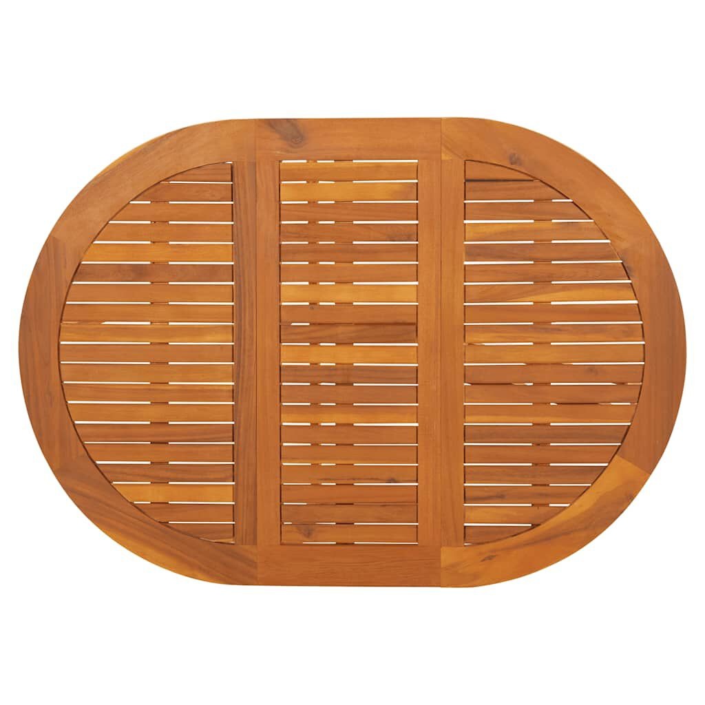 VidaXL Massief Acaciahouten Tuintafel 130x90x72 cm - 35% Korting