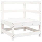 Tuinhoekbank Grenenhout Wit - 34% Korting!