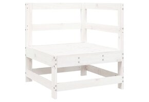 Tuinhoekbank Grenenhout Wit - 46% Korting