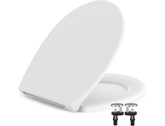O-vormige Toiletbril Wit | Softclose & Quick-Release | 32% Korting