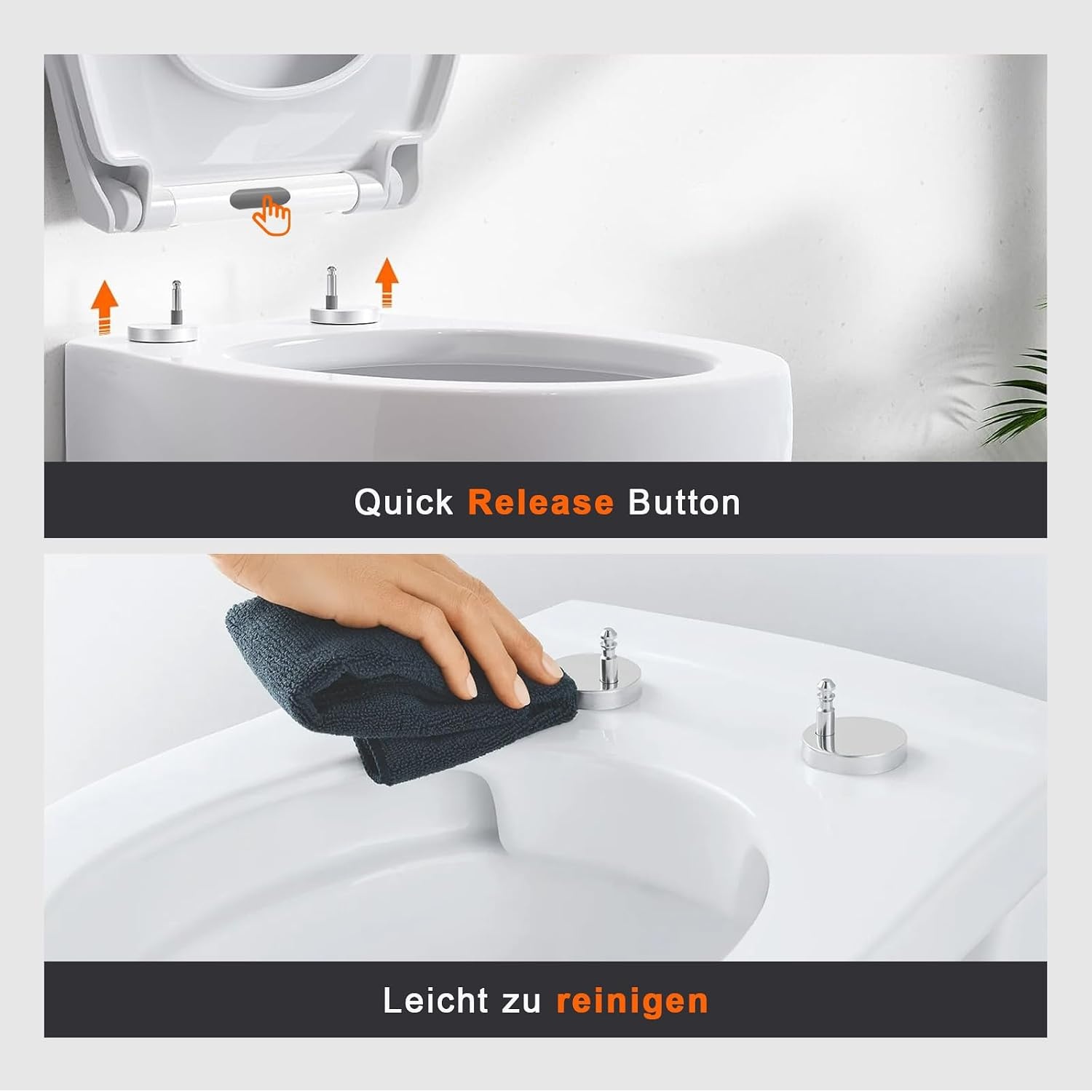 O-vormige Toiletbril Wit | Softclose & Quick-Release | 32% Korting