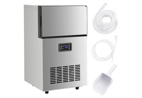 IJsblokjesmachine VidaXL 45 kg/dag Zilver - 55% Korting