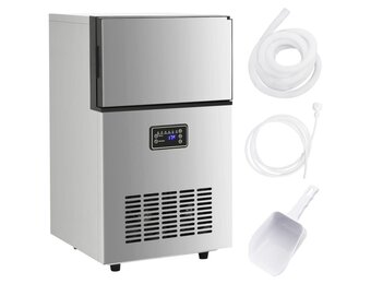IJsblokjesmachine VidaXL 45 kg/dag Zilver - 55% Korting