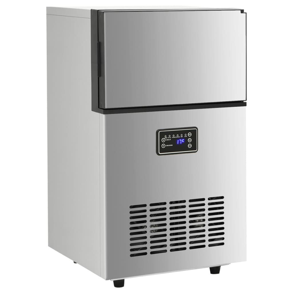 IJsblokjesmachine VidaXL 45 kg/dag Zilver - 55% Korting