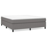 Donkergrijs Bedframe stof 160x200 cm - 34% Korting!