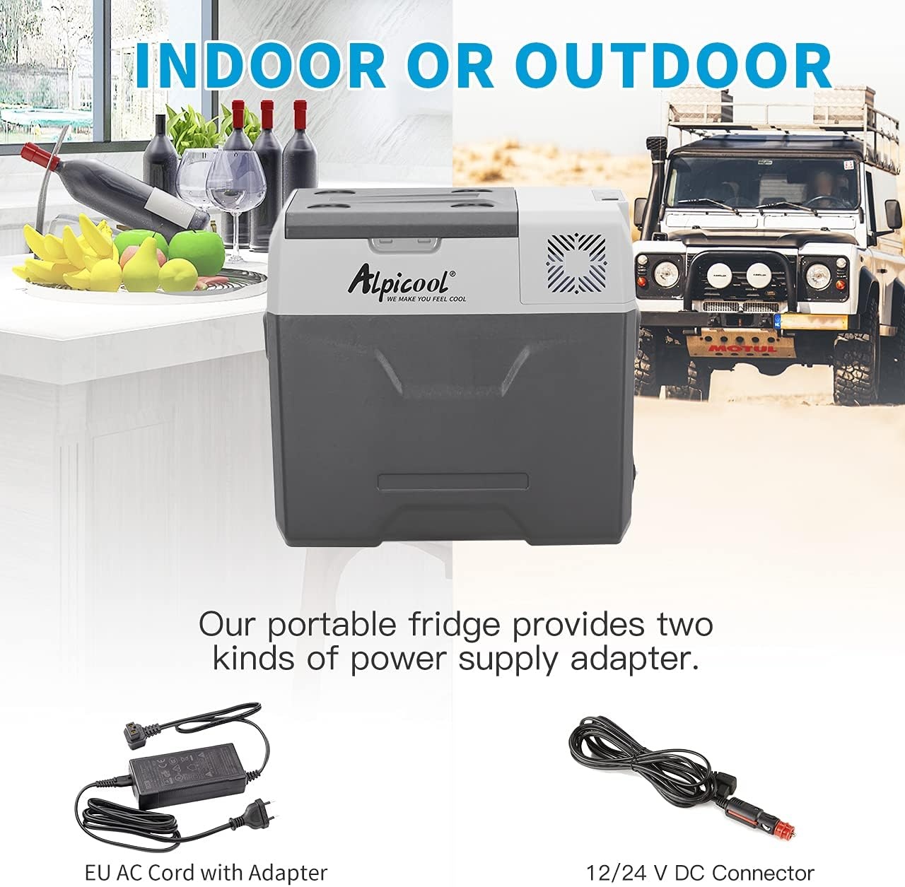Mobiele Koelbox Vriesbox 50L | 12V/24V/230V | 54% Korting