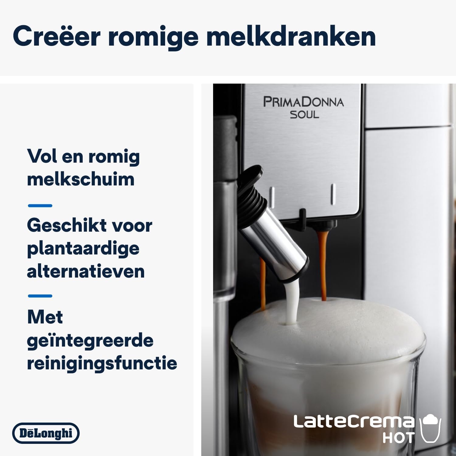 Volaut. Espressomachine De'Longhi, Bean Adapt, 60% Korting