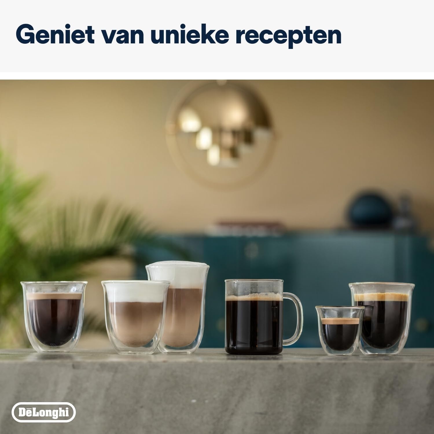Volaut. Espressomachine De'Longhi, Bean Adapt, 60% Korting
