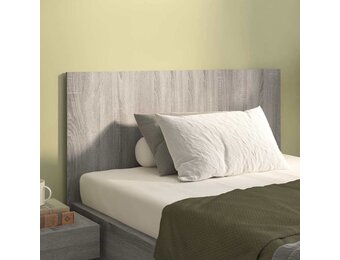 Hoofdbord Grijs Sonoma Eiken 120x1,5x80 cm - 32% Korting!