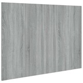 Hoofdbord Grijs Sonoma Eiken 120x1,5x80 cm - 32% Korting!