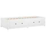 Slaapbank Grenenhout Wit 90x200 cm - 35% Korting