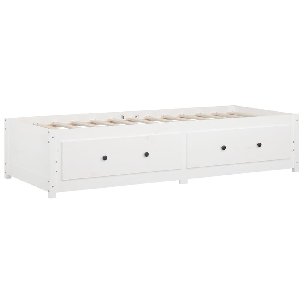 Slaapbank Grenenhout Wit 90x200 cm - 35% Korting