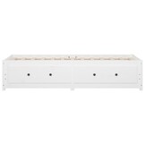 Slaapbank Grenenhout Wit 90x200 cm - 35% Korting