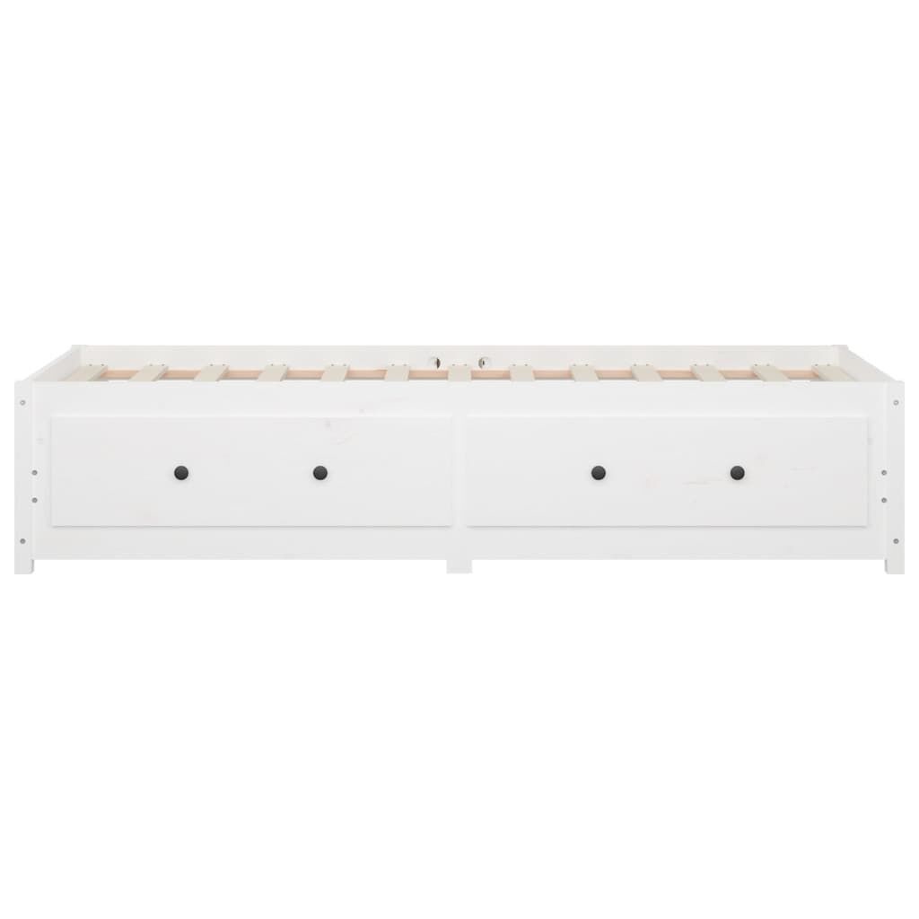 Slaapbank Grenenhout Wit 90x200 cm - 35% Korting