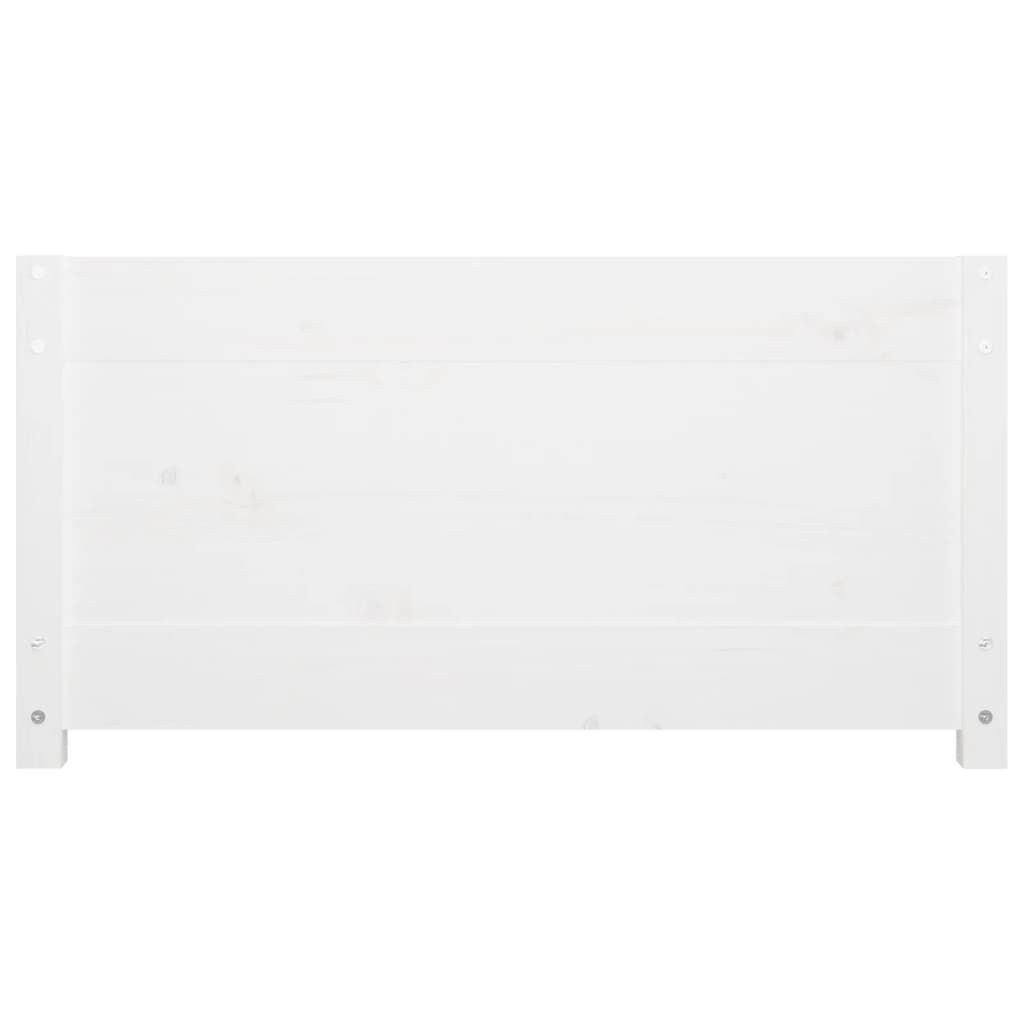 Slaapbank Grenenhout Wit 90x200 cm - 35% Korting