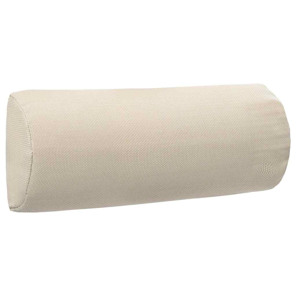 Hoofdsteun Ligstoel Textileen Crème - 40x7,5x15 cm - 31% Korting