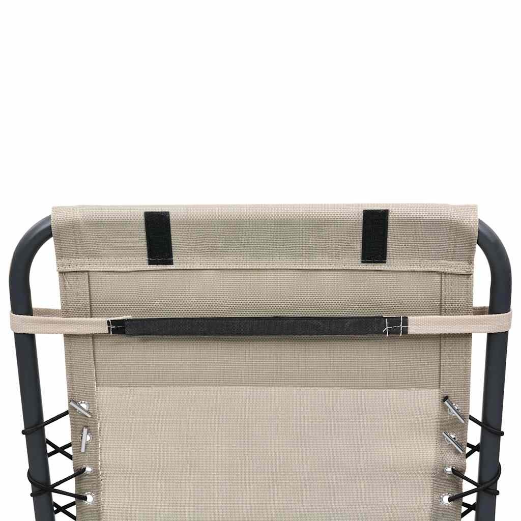 Hoofdsteun Ligstoel Textileen Crème - 40x7,5x15 cm - 31% Korting