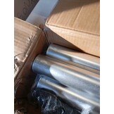 Stevige Tuinpoort Staal 400x100 cm Zilver - 55% Korting!