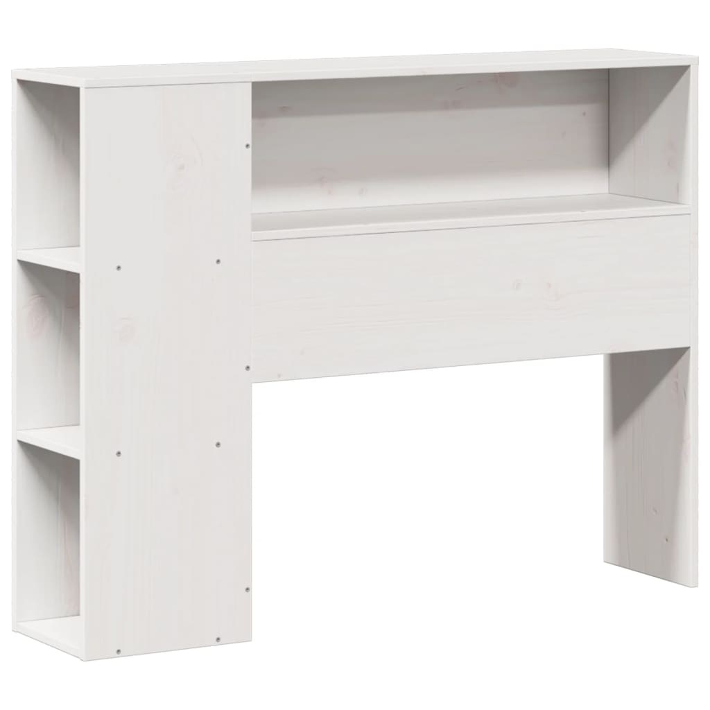 Hoofdbord met Opbergruimte 75 cm Wit Grenenhout - 34% Korting