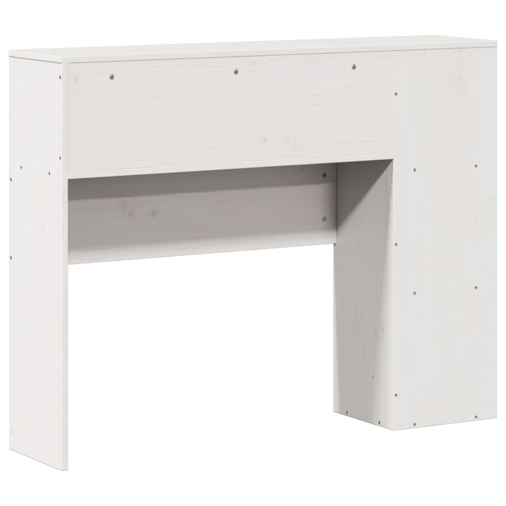 Hoofdbord met Opbergruimte 75 cm Wit Grenenhout - 34% Korting