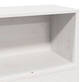 Hoofdbord met Opbergruimte 75 cm Wit Grenenhout - 34% Korting