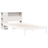Hoofdbord met Opbergruimte 75 cm Wit Grenenhout - 34% Korting