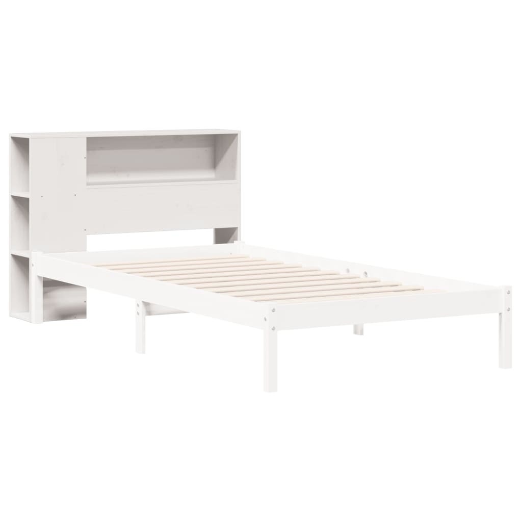 Hoofdbord met Opbergruimte 75 cm Wit Grenenhout - 34% Korting