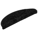 15x Zwarte Trapmatten Halfrond 56x17 cm - 34% Korting