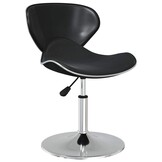 Eetkamerstoelen Kunstleer Zwart (2 stuks) - 54% Korting