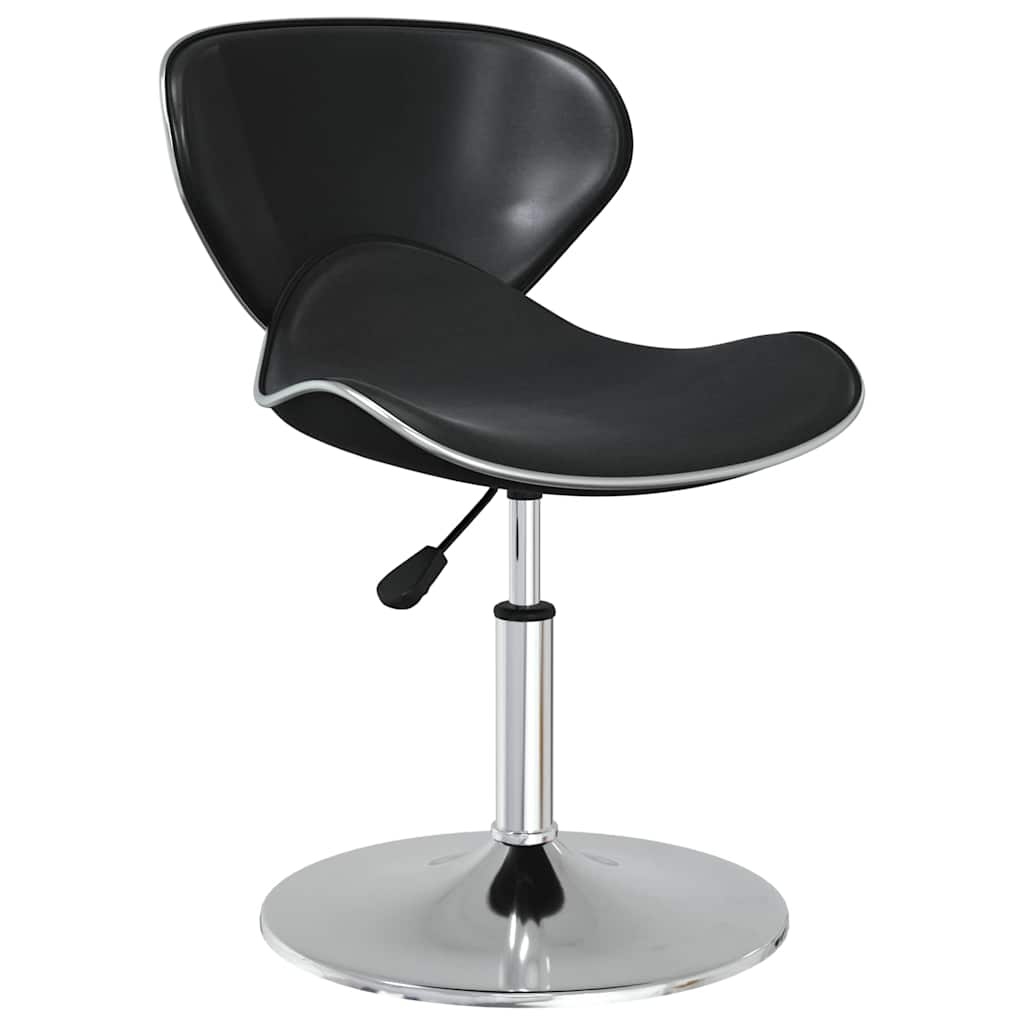 Eetkamerstoelen Kunstleer Zwart (2 stuks) - 54% Korting
