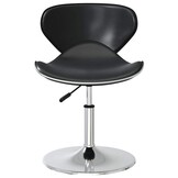 Eetkamerstoelen Kunstleer Zwart (2 stuks) - 54% Korting