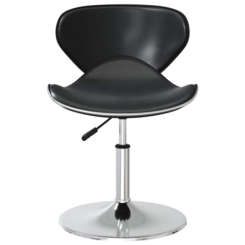 Eetkamerstoelen Kunstleer Zwart (2 stuks) - 54% Korting