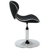 Eetkamerstoelen Kunstleer Zwart (2 stuks) - 54% Korting