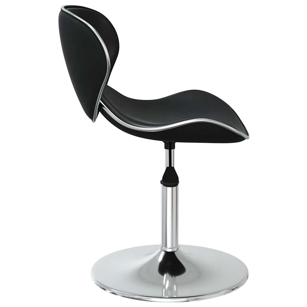 Eetkamerstoelen Kunstleer Zwart (2 stuks) - 54% Korting