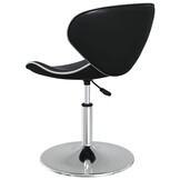 Eetkamerstoelen Kunstleer Zwart (2 stuks) - 54% Korting