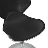 Eetkamerstoelen Kunstleer Zwart (2 stuks) - 54% Korting