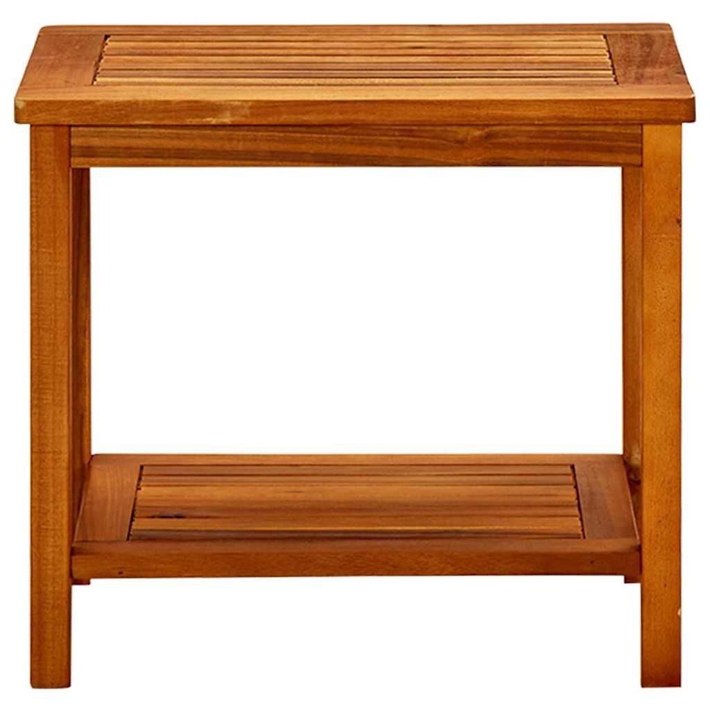 vidaXL Salontafel 50x35x45 cm massief acaciahout