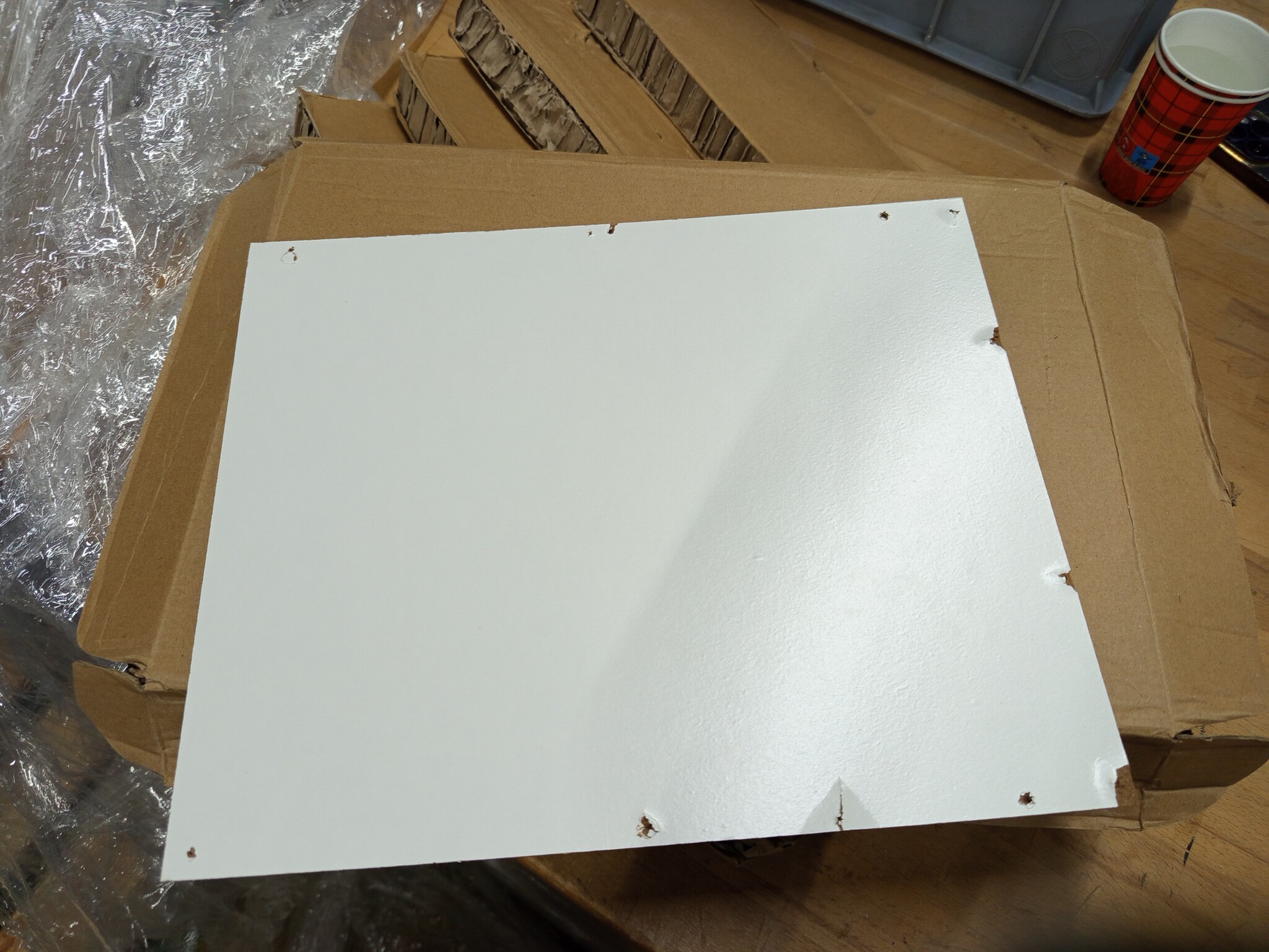 vidaXL Kaptafel met spiegel 73x46,5x120 cm wit