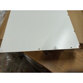vidaXL Kaptafel met spiegel 73x46,5x120 cm wit