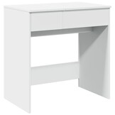 vidaXL Kaptafel met spiegel 73x46,5x120 cm wit