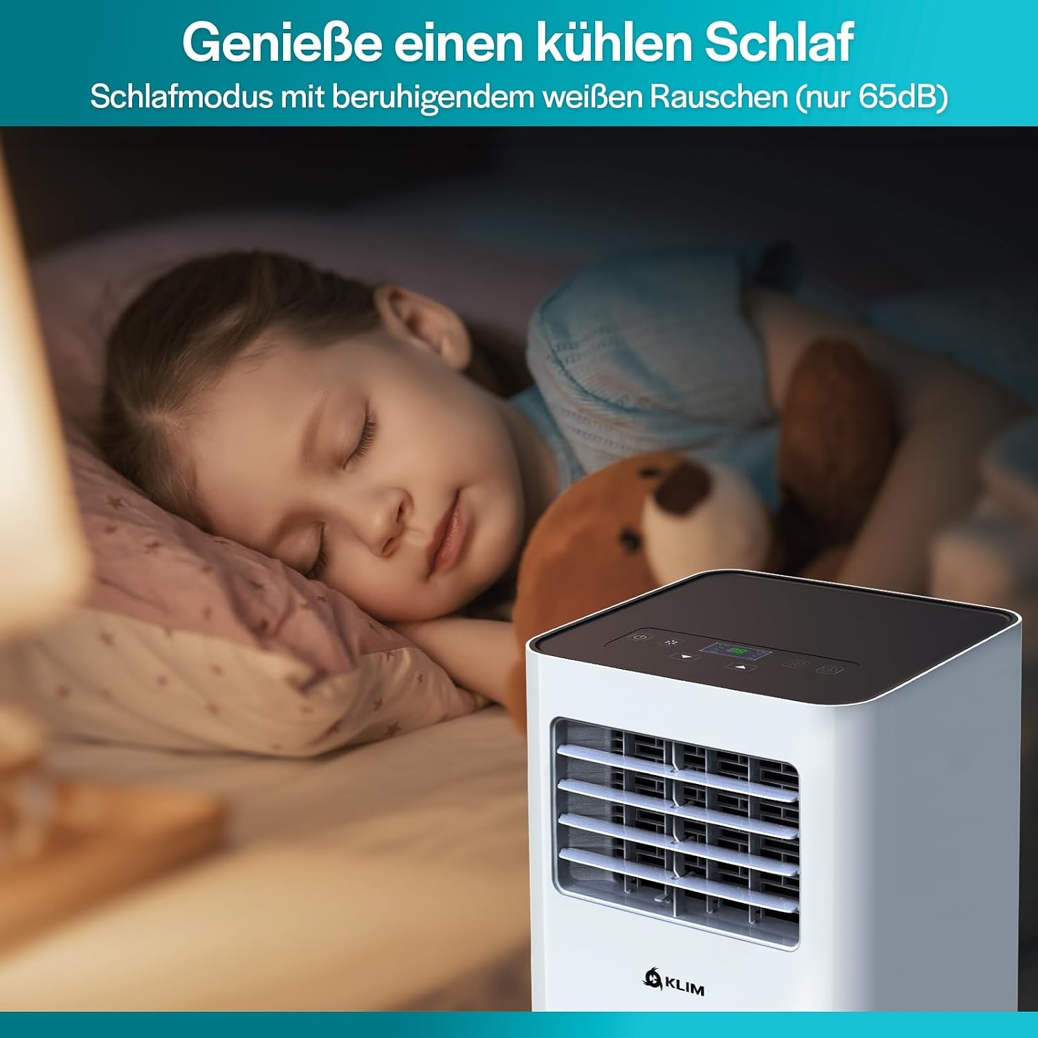 KLIM K9000 Mobiele Airconditioner 3-in-1 - 9000 BTU - Wit