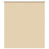 vidaXL Rolgordijn verduisterend 140x130 cm stofbreedte 136,6 cm beige