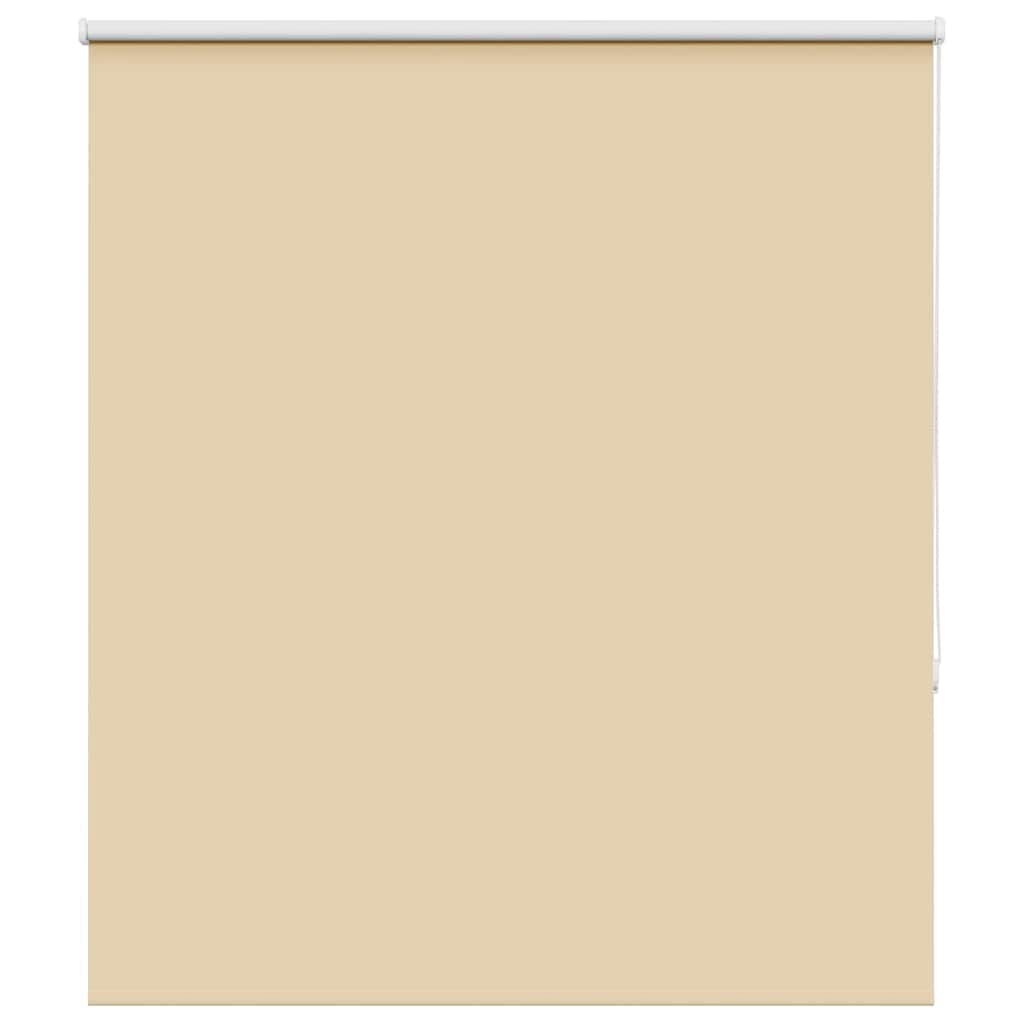 vidaXL Rolgordijn verduisterend 140x130 cm stofbreedte 136,6 cm beige