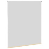 vidaXL Rolgordijn verduisterend 140x130 cm stofbreedte 136,6 cm beige