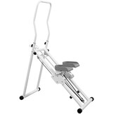 Verticale klimstepper voor full-body training, hometrainer met lcd-display, caloriemeter, knievriendelijk, fitnessapparaat voor thuis, opvouwbaar, belastbaar tot 150 kg
