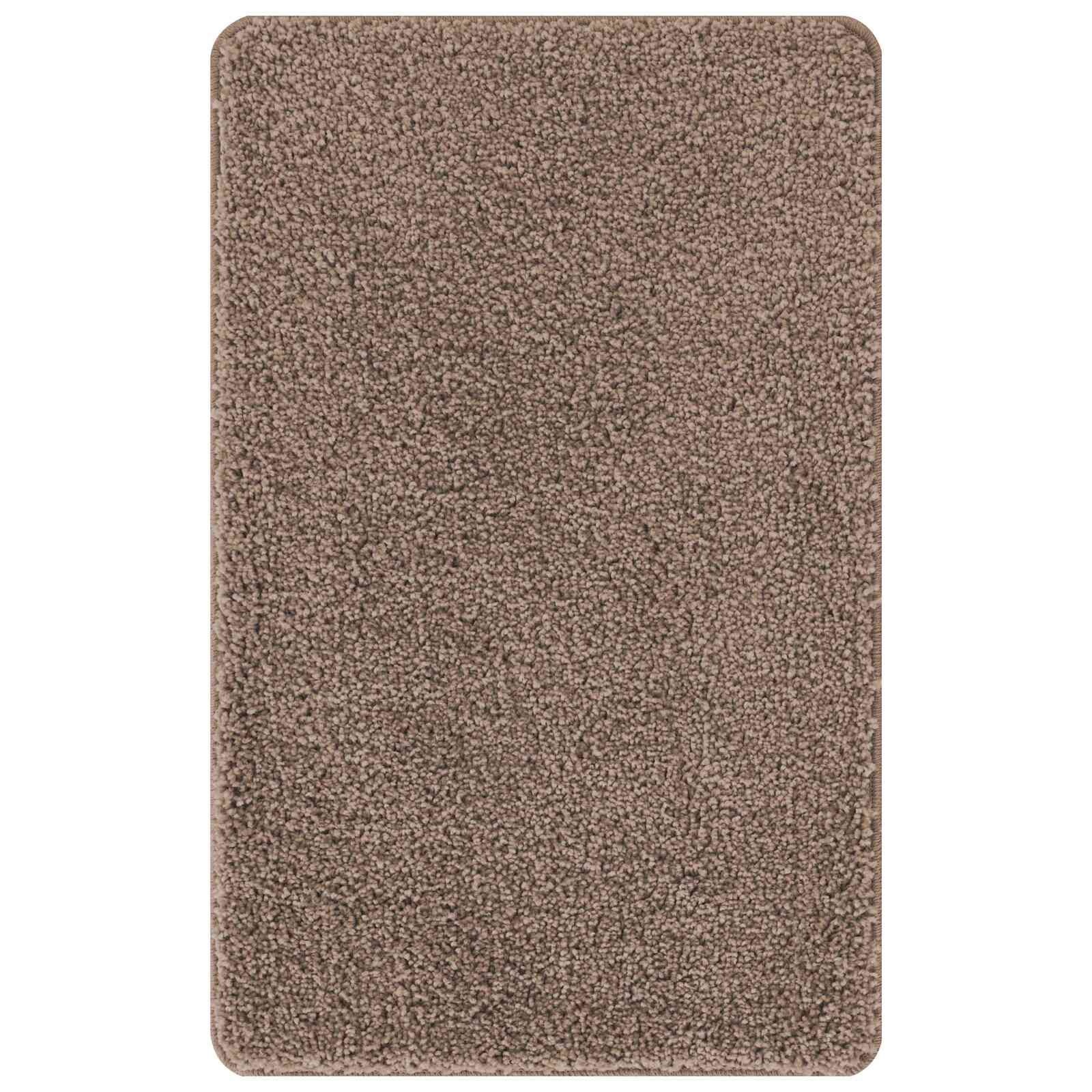 vidaXL Antislip Badmat Set 3 st Bruin 50 x 80 cm PP